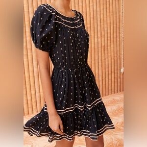 Ulla Johnson Evie dress noir 8